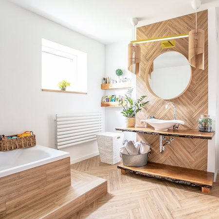 Kinkiet SHINE GOLD 15W LED złoty 80cm
