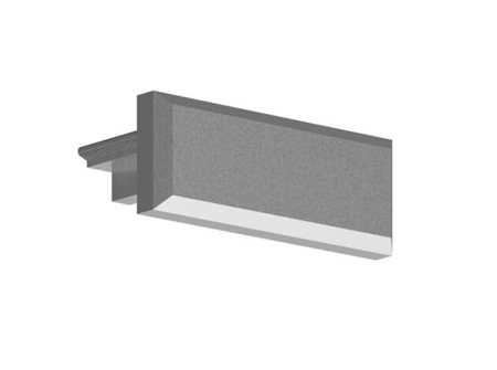 Zaślepka końcowa MICRO-PLUS srebrna KLUŚ 