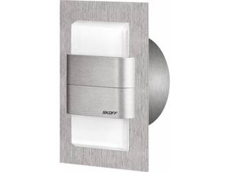 KINKIET DUO TANGO LED Light Skoff 10V DC 1,6W szlif inox b. niebieska