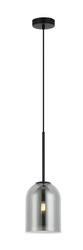 Lampa wisząca Elaris dymna 1xE27