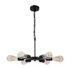 Sparta lampa wisząca czarny 6X60W E27 36-09395