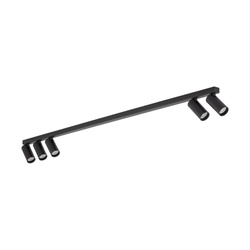 Listwa z regulowanymi reflektorami 5xGU10 FOURTY czarna Nowodvorski 10741