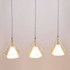 Lampa wisząca     HIRA 3 Gold+White 3xE27