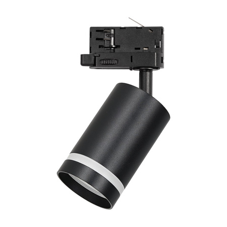 Oprawa Pipe Ring Track Czarny 1xGU10 - 3-obwodowy