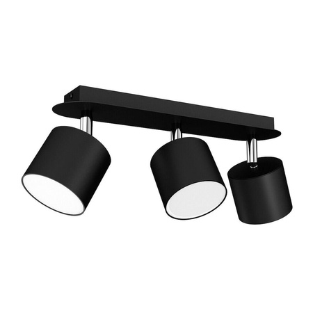 Lampa sufitowa DIXIE BLACK 3xGX53 czarna