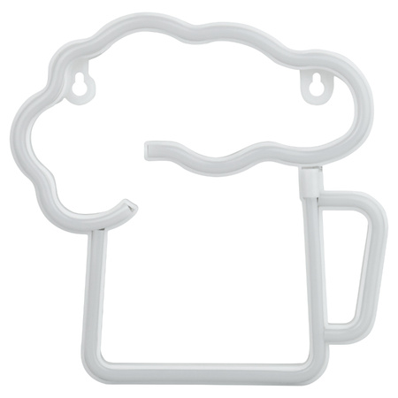 Dekoracja świetlna Neon LED piwo 20 x 20 cm