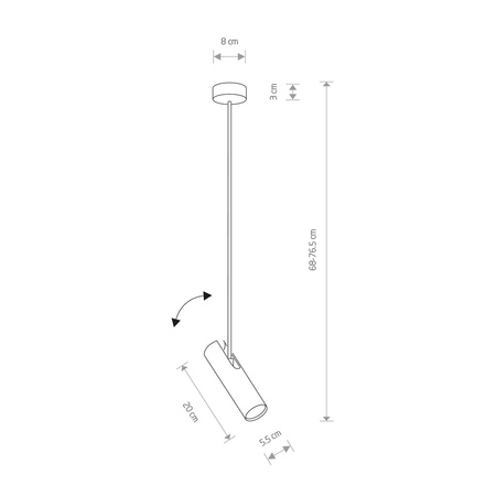 Nowodvorski Lampa sufitowa czarna EYE SUPER B 