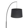 Lampa podłogowa ORTA Black 1xE27