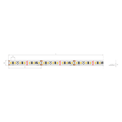 Kluś Taśma LED K-CR50-0960-24, 5000K, 1025 lm/m, 9.6 W/m, IP20