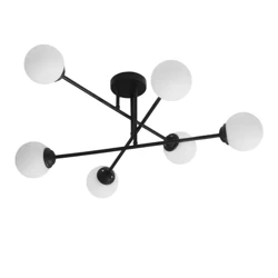 Lampa sufitowa 6xE27 PALLE Black