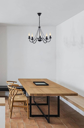 Nowoczesny, świecznikowy żyrandol do sypialni K-3991 z serii BARTEZ