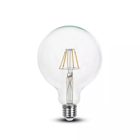 Żarówka LED V-TAC 6W Filament E27 Kula Glob G95 VT-1993 3000K 600lm