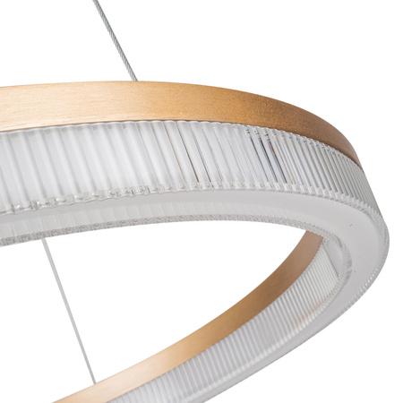 Light prestige Midway Cristal wisząca duża złota Triangle LP-033/1P L GD Cristal Triangle