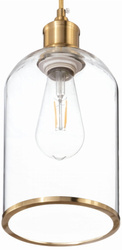 Lampa sufitowa wisząca szklana Eden słój