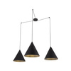 Lampa wisząca CONO Black 3xE27
