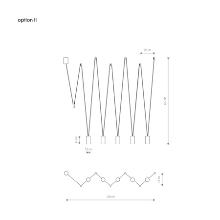 Nowodvorski Lampa wisząca czarna MORE EYE