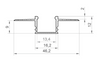 LED GK18-3 Profil 1000 mm anod (nr kat 9618301)