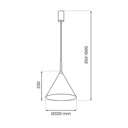 Lampa wisząca CAPITAL TAUPE Ø32cm 1xGX53