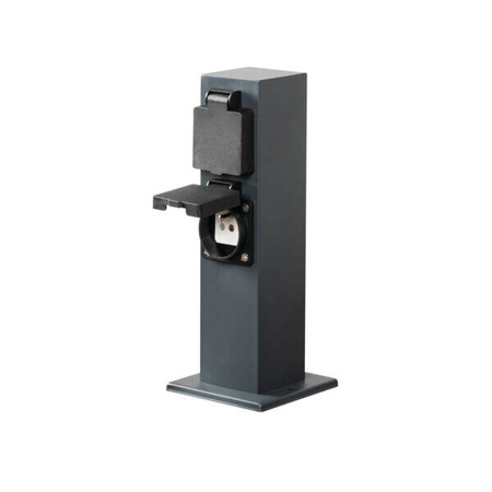 Słupek ogrodowy z gniazdami 230V 25cm IP44