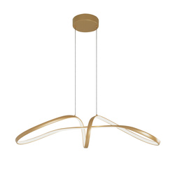 Lampa wisząca LED w stylu glamour, złota K-8235 z serii SNOW