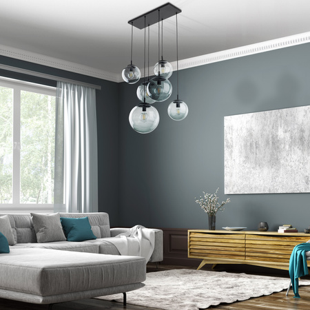 Lampa wisząca ESME Graphite 6xE27
