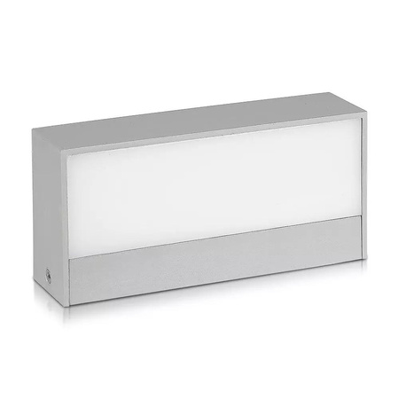 Oprawa Ścienna V-TAC 9W LED Góra Dół Szara IP65 VT-8056 4000K 850lm
