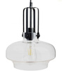 Lampa wisząca szklana przezroczysta Asana 1xE27
