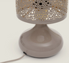 Metalowa lampka stołowa nocna 1xE27 HARISH kaszmir