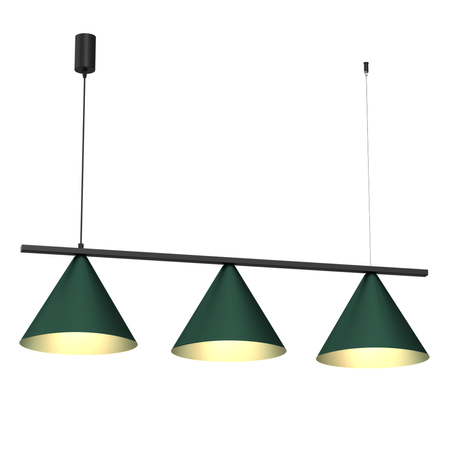 Lampa wisząca CAPITAL BLACK GREEN 3XGX53