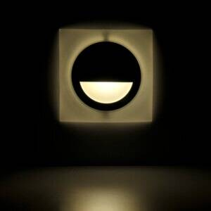 Lampa schodowo-elewacyjna LED Q5 kwadrat