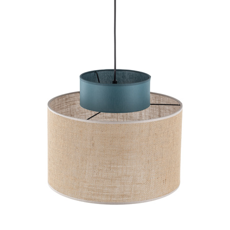 Lampa wisząca Duo Juta Green E27