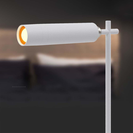 Lampka Biurkowa V-TAC 4w1 37cm Kinkiet Klips Latarka 3W LED Biała 