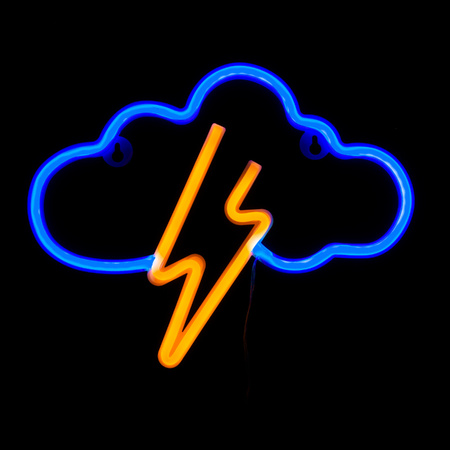 Dekoracja świetlna  Neon LED "chmurka", 29 x 23 cm