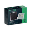 Projektor LED Solarny V-TAC 12W Biały IP65, Pilot, Timer VT-25W 6400K 550lm