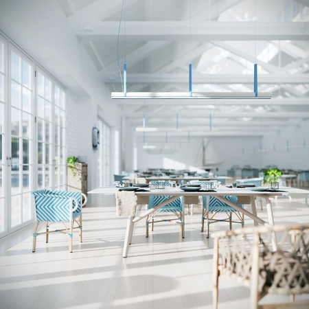 Kluś Lampa wisząca LED Tulip TU BEAM ZW L=1207mm, DOT, 17W, 3000K, DALI, COASTAL