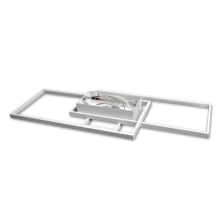 Plafon lampa LED Galaxis Vela 90W 83x36x8 cm biały prostokątny + pilot