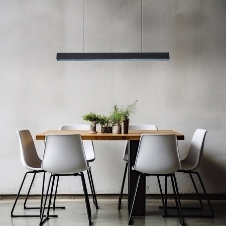Lampa wisząca Mira L LED CCT Tuya czarna LP-1201/1P L BK Smart
