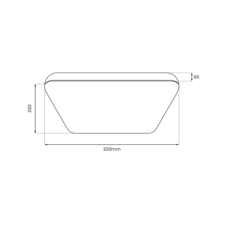 Plafon NEMO BLACK 17W LED