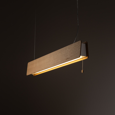 Nowodvorski Lampa wisząca drewniana OSLO LED 90