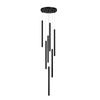  Lampa wisząca Lungo 7xG9 czarna