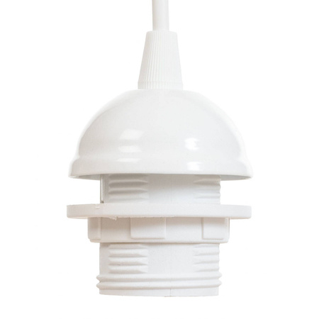 Lampa potrójna listwa biała wisząca gwint E27