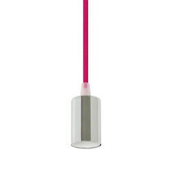 Oprawa Zwieszana V-TAC Chrom Metal Ciemny Róż przewód VT-7338-RR 5 Lat Gwarancji