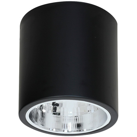Oprawa sufitowa natynkowa tuba Downlight Ø 17cm czarna