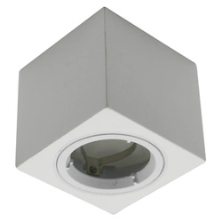 Oprawa V-TAC GIPS GU10 Natynkowa Kwadrat Biała Kostka 75x75x75mm VT-716SQ