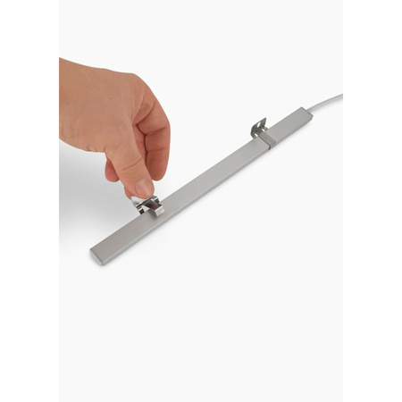 Kluś Mocownik PDS-STN-90G, czarny, stal nierdzewna