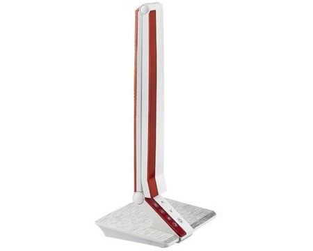Lampka biurkowa led 10W lampka na biurko biało-czerwona