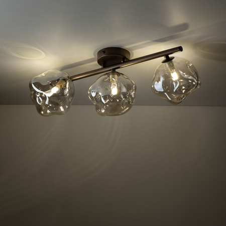 LAVA BROWN LAMPA SUFITOWA 3xG9