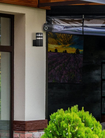 Kinkiet elewacyjny o nowoczesnym wyglądzie, na E27 K-8205 z serii SOLIN