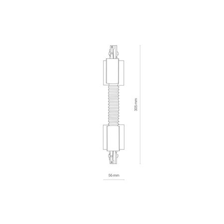 Nowodvorski Złączka CTLS RECESSED POWER FLEX CONNECTOR BL