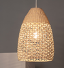 Rattanowa Lampa wisząca pleciona E27 naturalna Boho